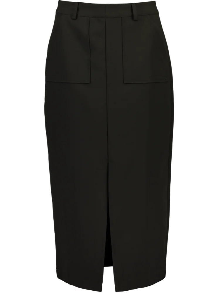 Black Midi Skirt