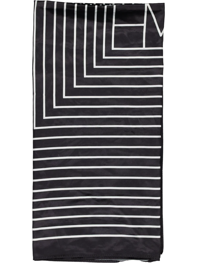 Check Square Satin Scarves