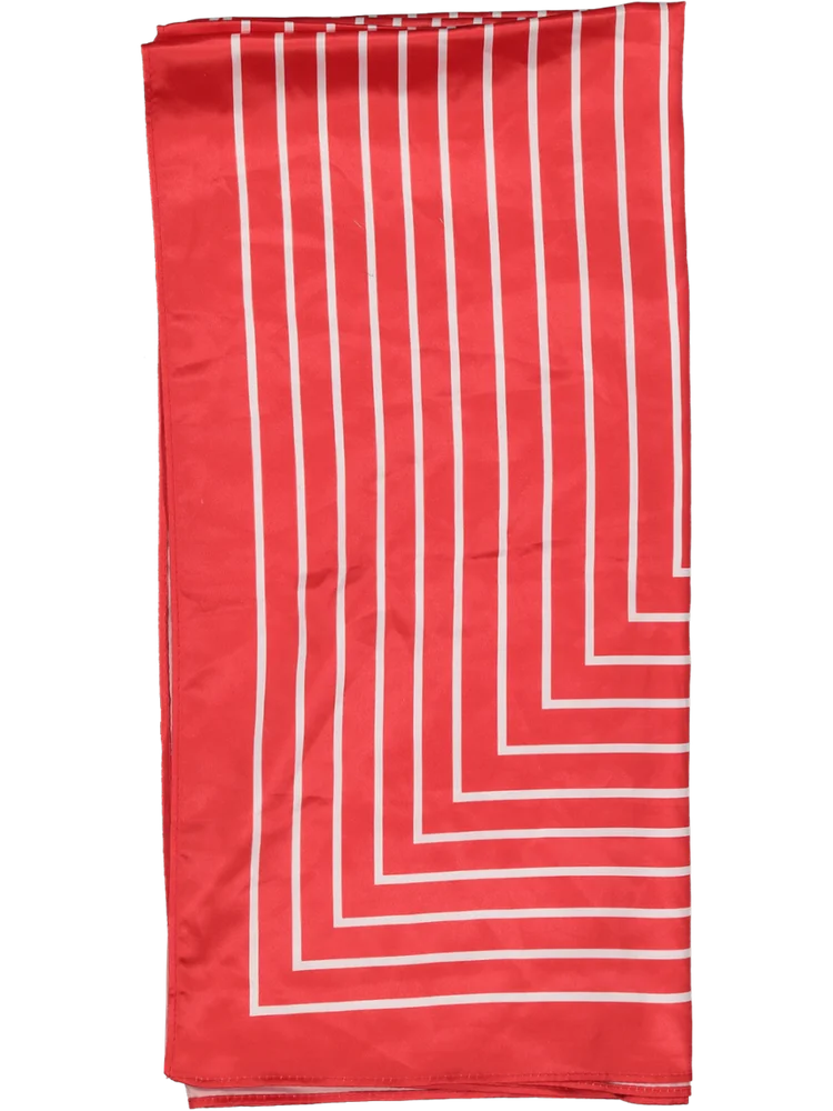 Check Square Satin Scarves (1)