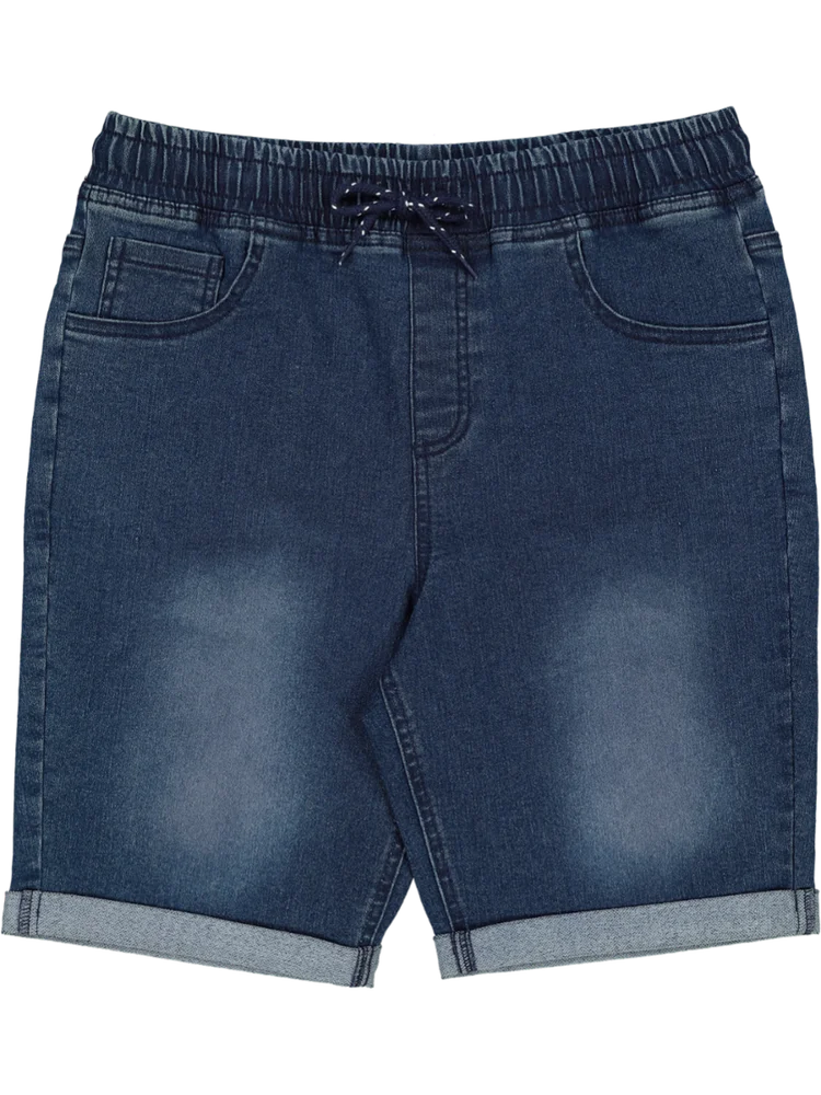 Mid Wash Denim Shorts