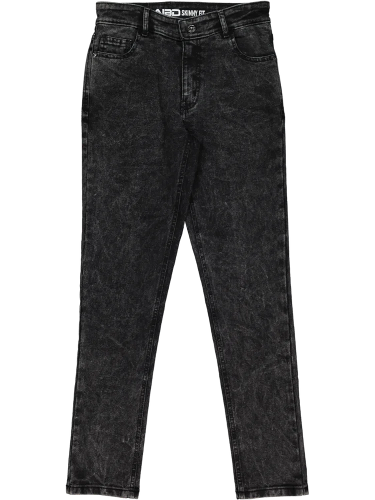 Black Acid Wash Denim