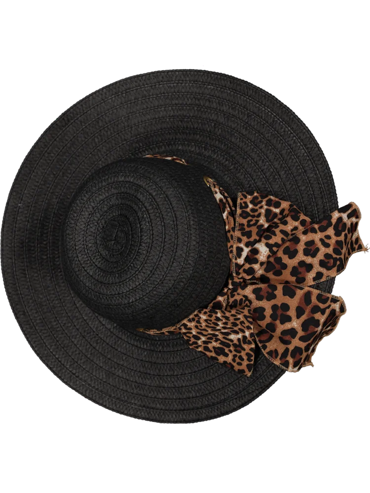 Black Wide Summer Brim Hat