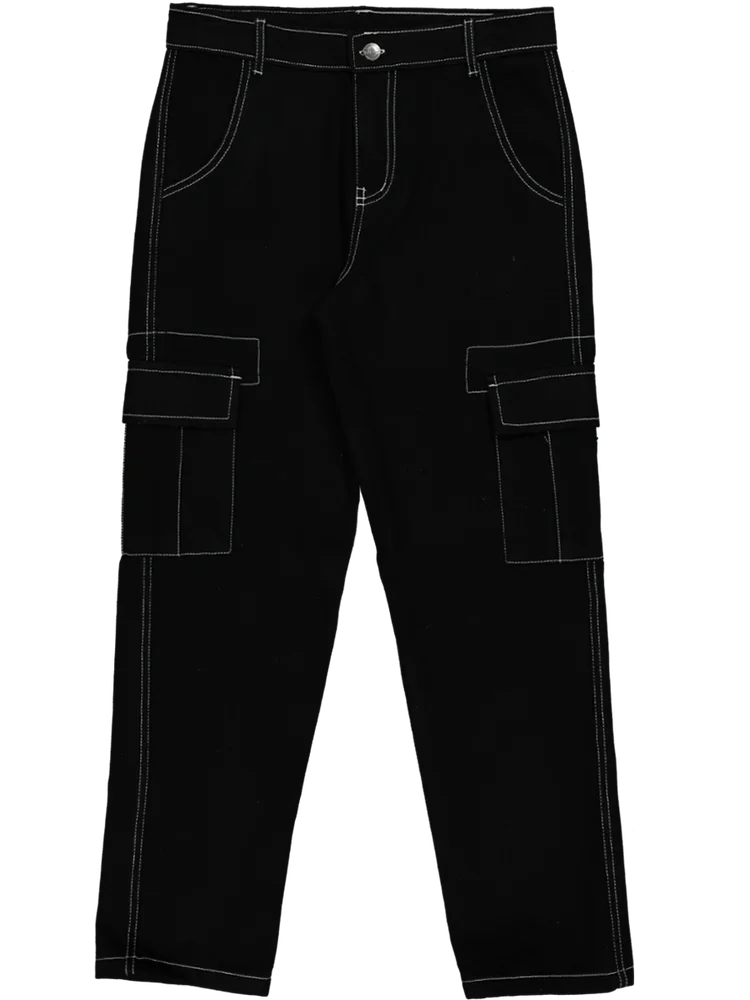 Black Cargo Denim