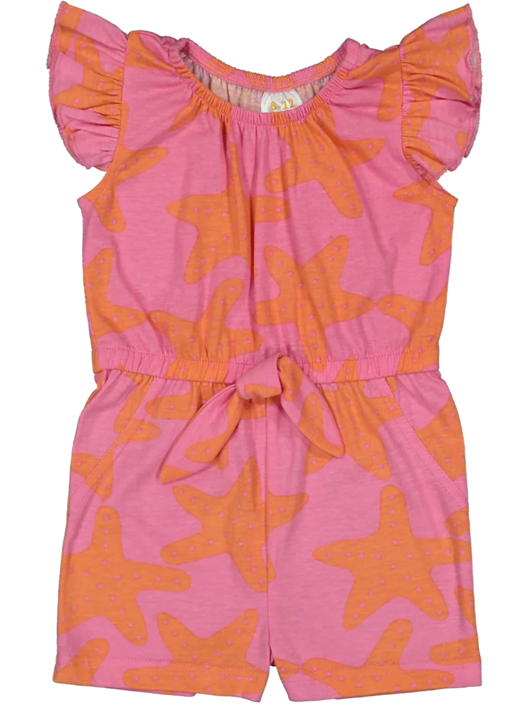 Pink Front Tie Knit Jumpsuit