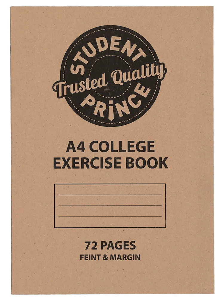 A4 EXERCISE BOOKS - 72PG