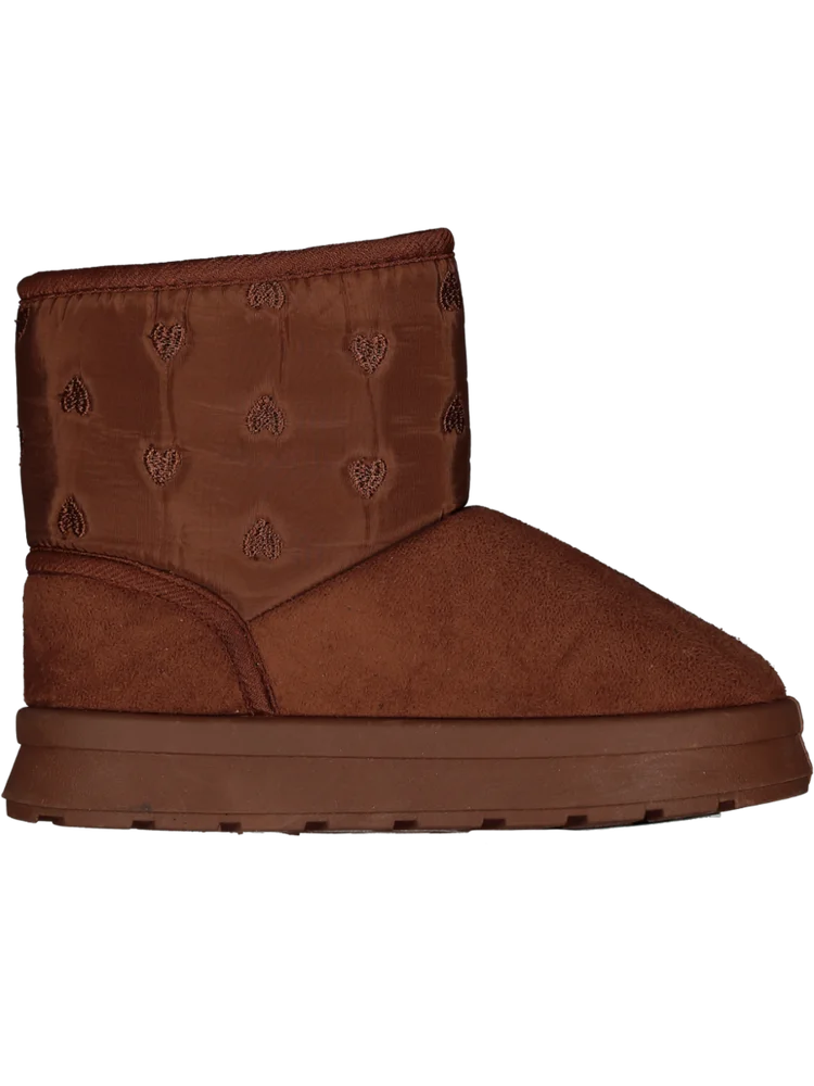 Brown Zip-Up Snug Boot