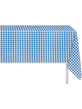 Lightweight Blue Check Tablecloth