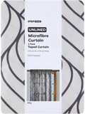 2 Pack Geo Natural Unlined Microfiber Curtain (1)