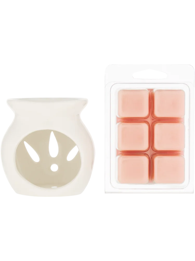 Merry Christmas Oil Burner And Wax Melt Set Vanilla