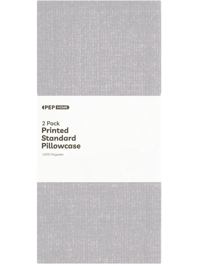Standard Grey Pillow Case (1)