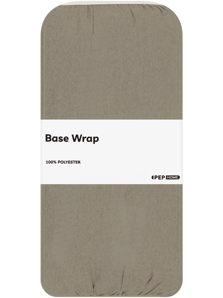 Single Bed Taupe Base Cover