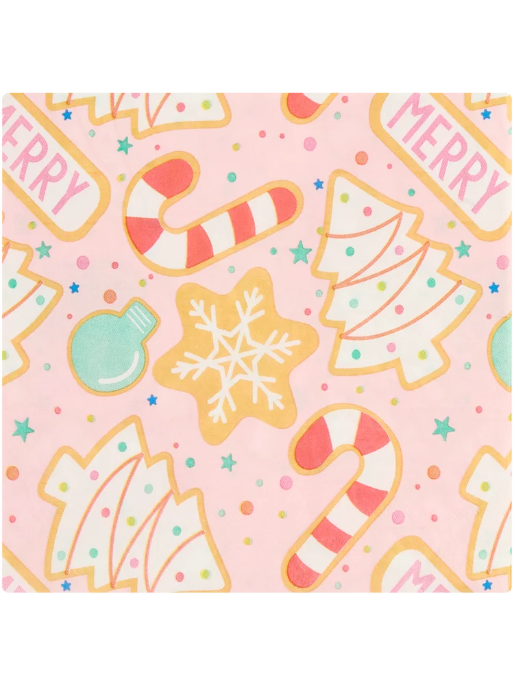 Two-Ply Christmas Themed Serviettes