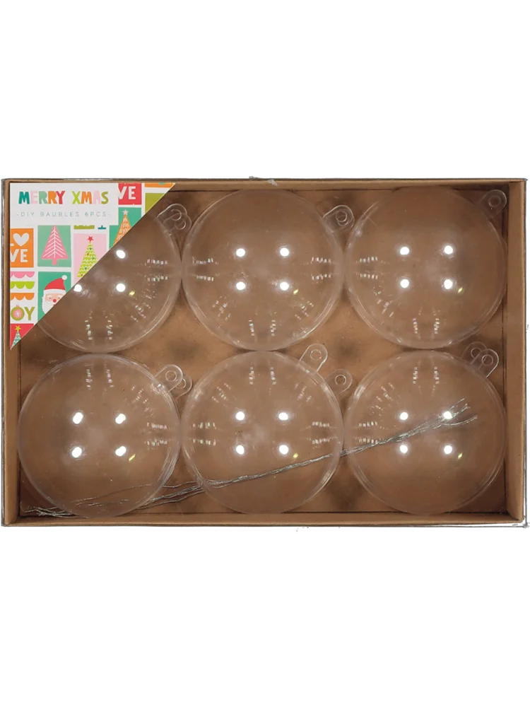 6 Piece Diy Baubles