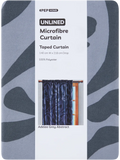 Grey Abstract Unlined Taped Microfibre Curtain (1)