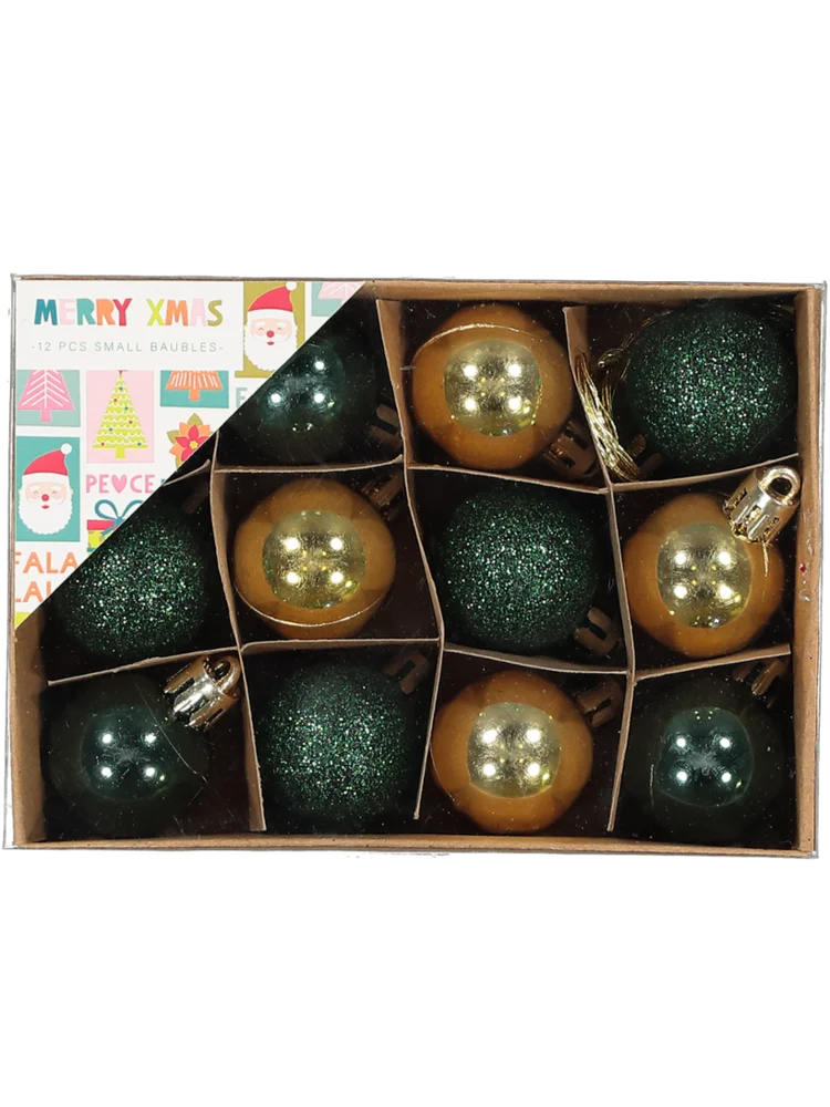 12 Pack Small Baubles