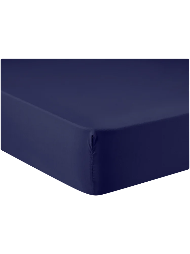 Navy King Bed Fitted Sheet