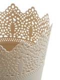 Vanilla Latte Round Planter 12x8x19cm (1)