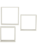 3 Piece Wall Cube Shelf Set (1)