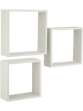 3 Piece Wall Cube Shelf Set (3)