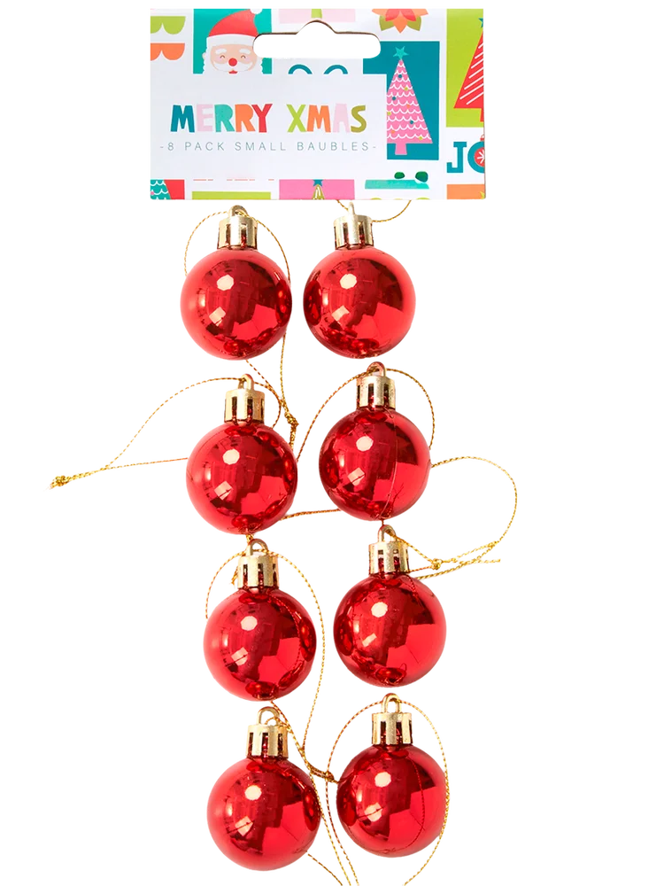 8 Pack Small Baubles (2)