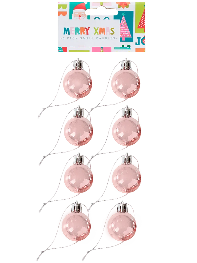 8 Pack Small Baubles (3)