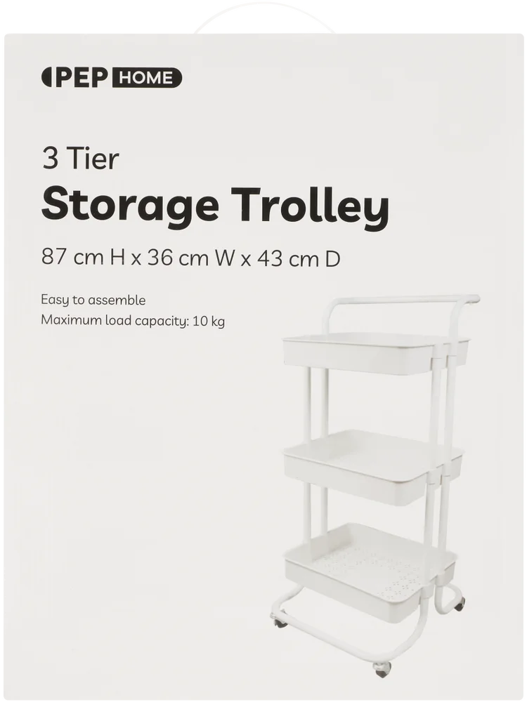 3 Tier Storage Trolley