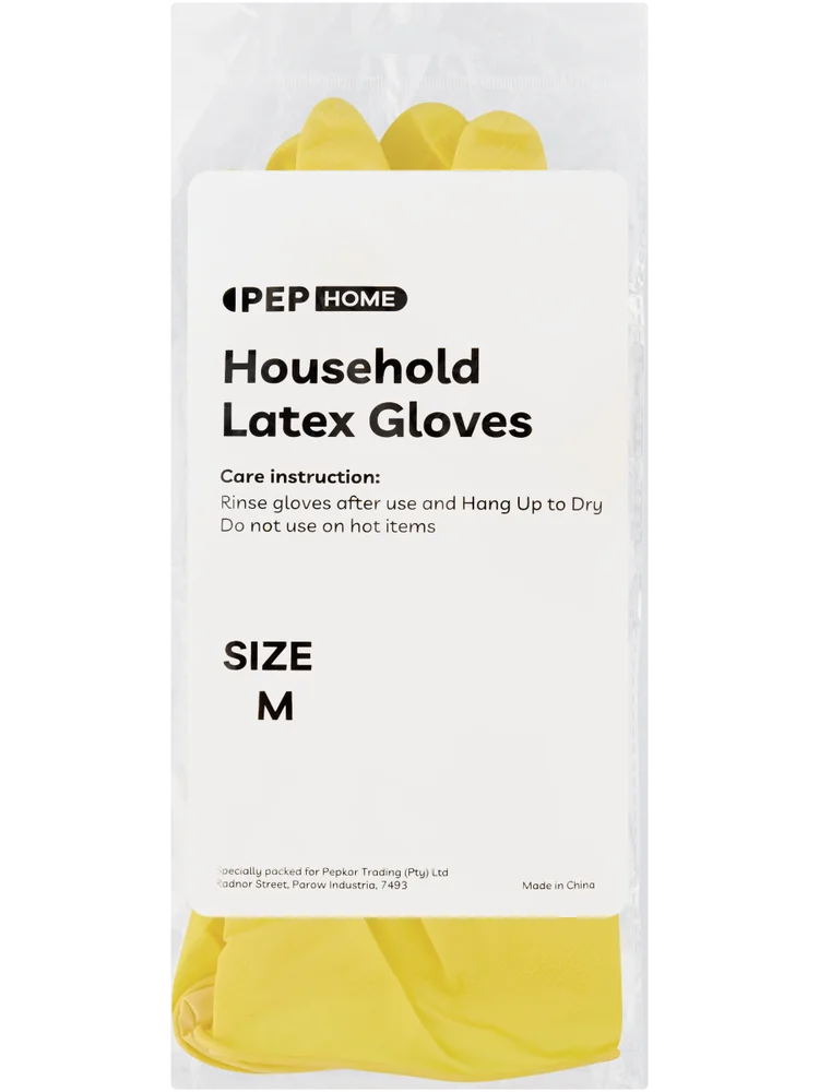 Medium Household Latex Gloves