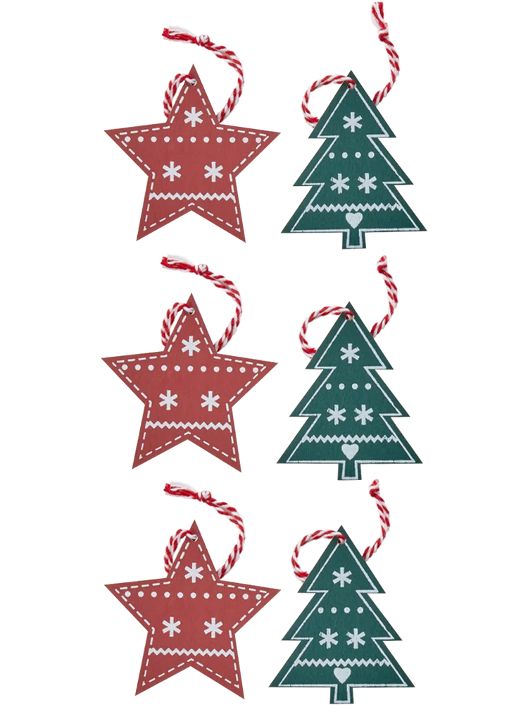 6 Piece Hanging Decoration (2)