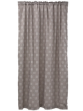 Geo Brown Lined Curtain (1)