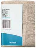 2 Pack Taupe Unlined Curtain