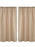 2 Pack Taupe Unlined Curtain (1)