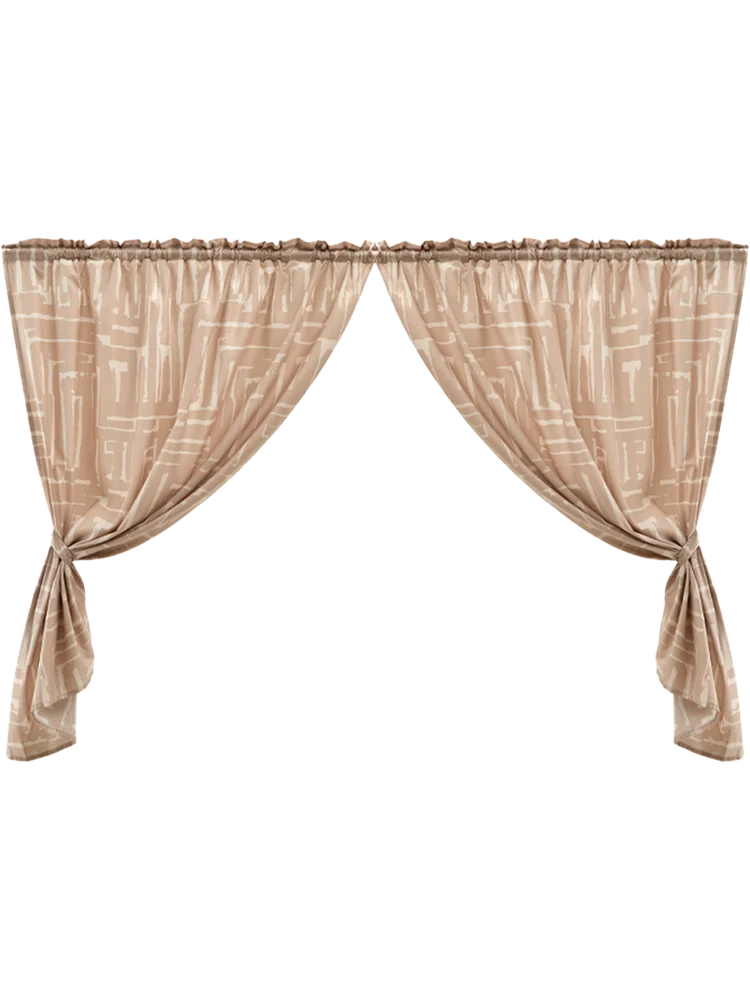 Taupe Microfiber Printed Set (1)