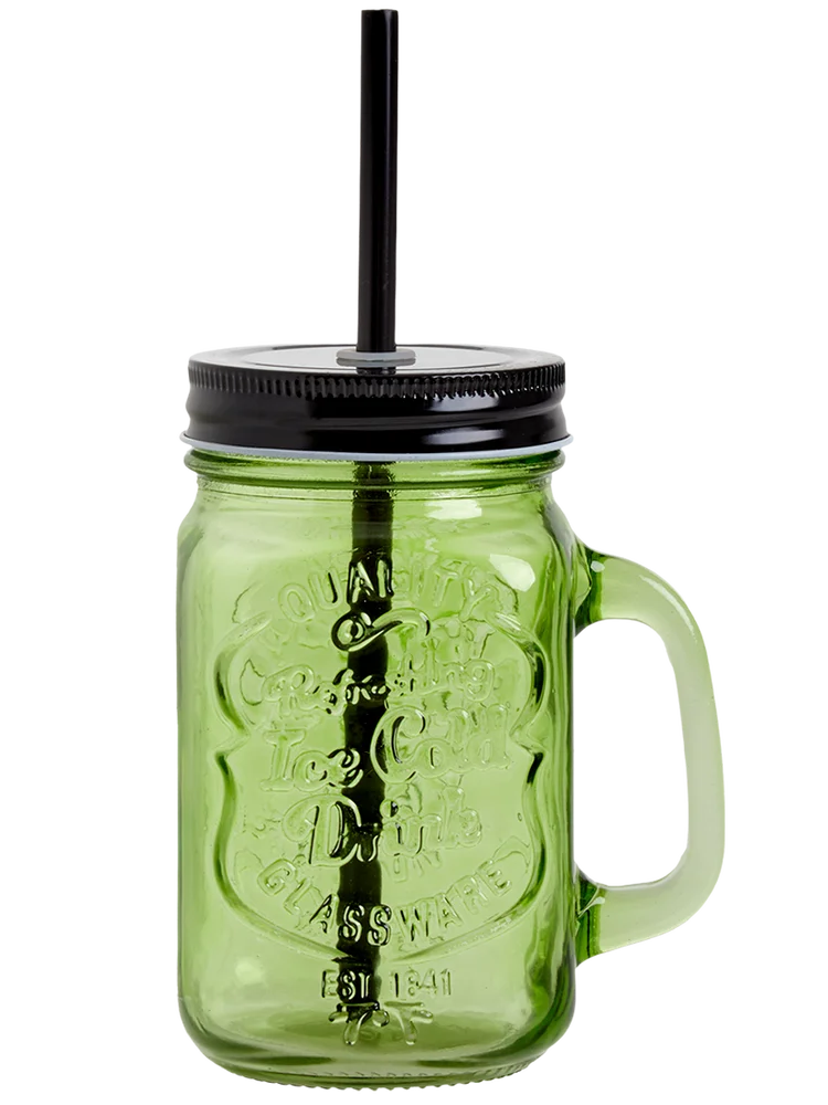 Mason Jar Solid Black Top (2)