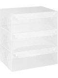 3 Piece Shoe Box Storage