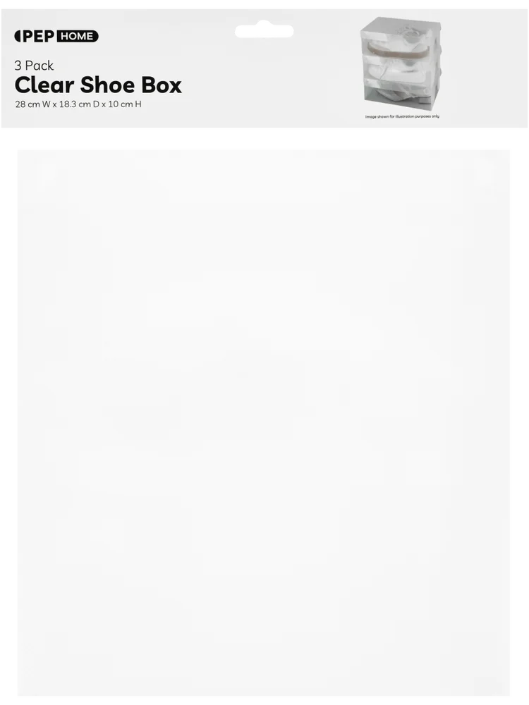 3 Piece Shoe Box Storage (1)