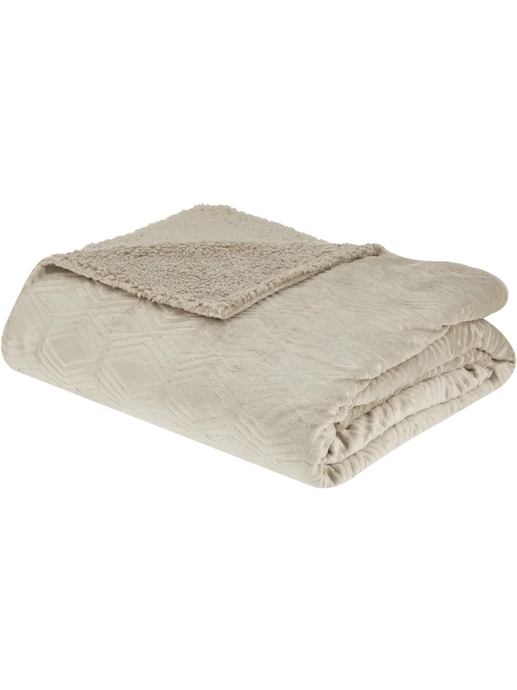 2 Ply Taupe Blanket