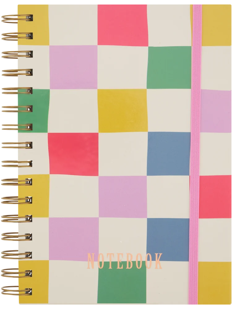 A5 Checkered Notebook