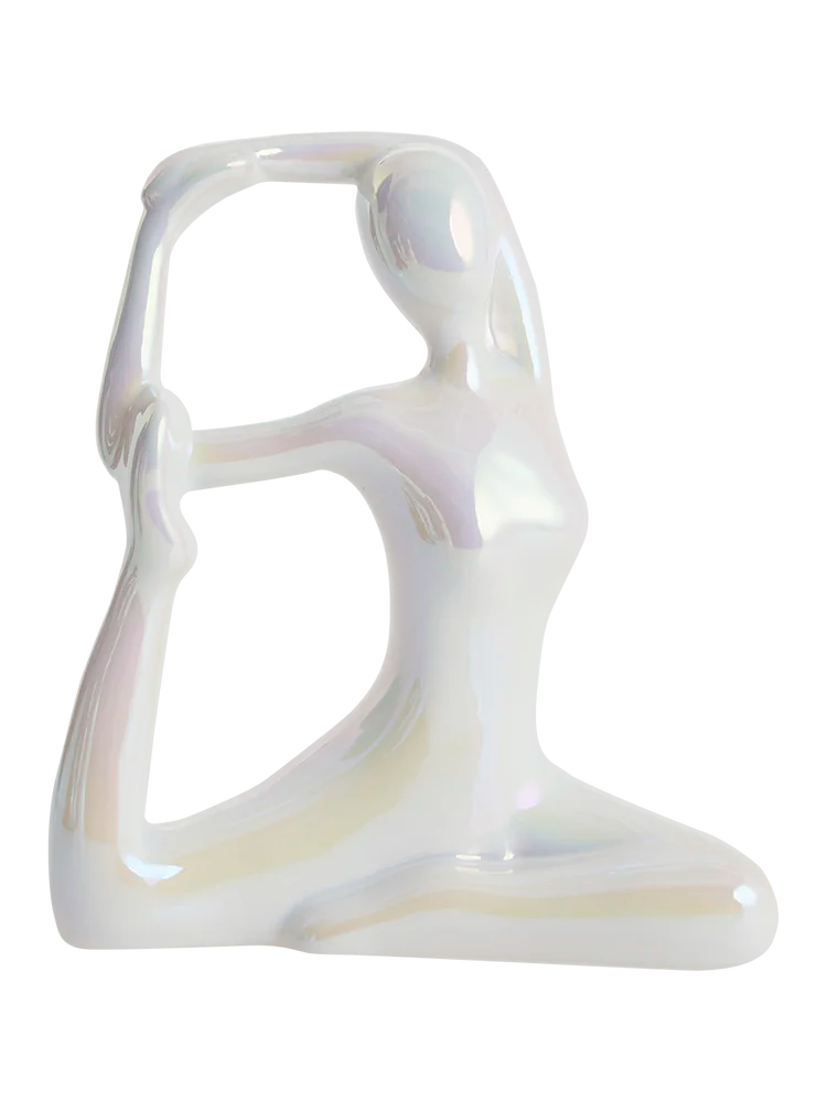 Ceramic Iridescent Yoga Pose 2