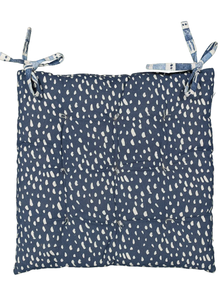 Blue Stripes Outdoor Chair Pad (1)