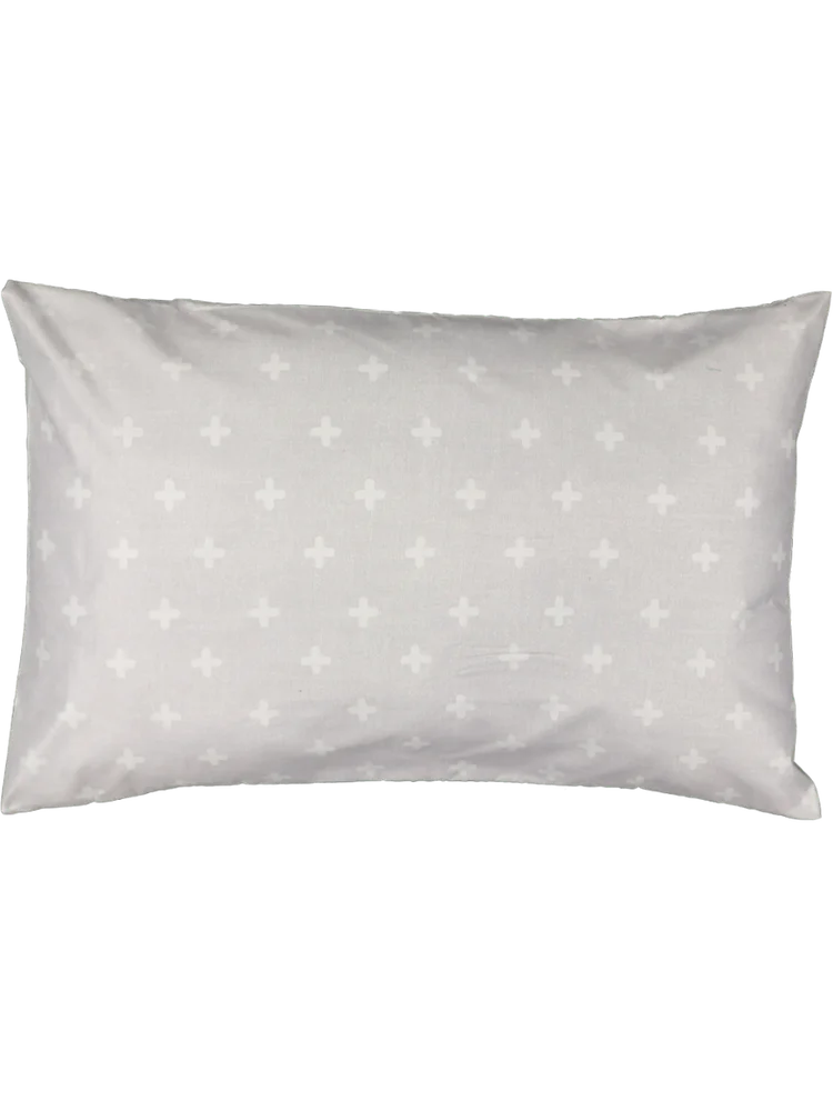 Light Grey Standard Boys Pillow Case