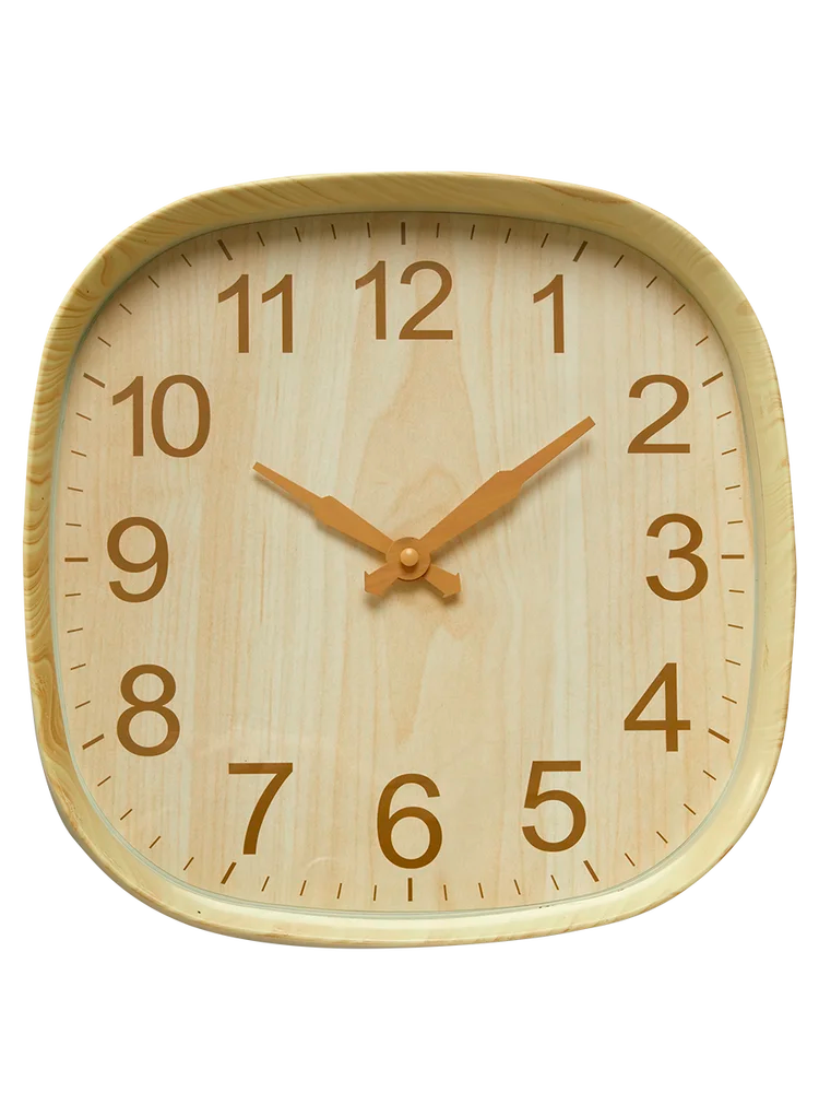 Square Wood Clock
