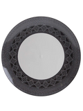Black and White Dinner Plate