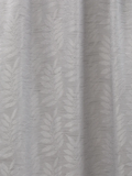 Grey Unlined Raised Jacquard Curtain (2)