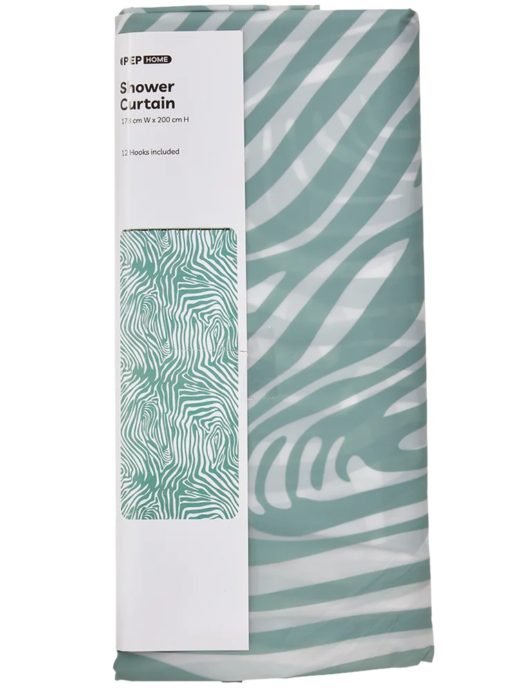 Green Shower Curtain