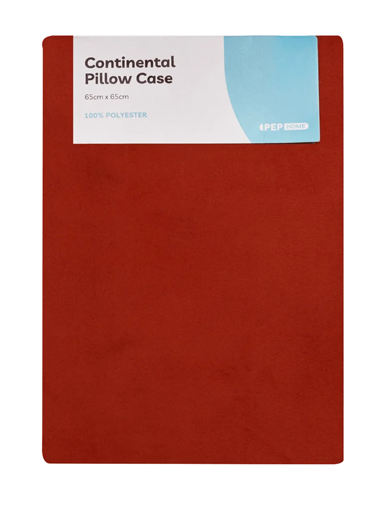 Rust Continental Pillowcase 65X65Cm (2)