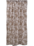 Leaves Printed Unlined Microfiber Curtain (1)