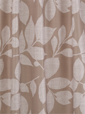Leaves Printed Unlined Microfiber Curtain (2)