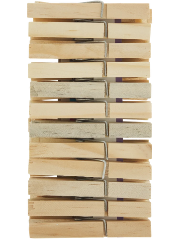 24 Pack Wooden Pegs