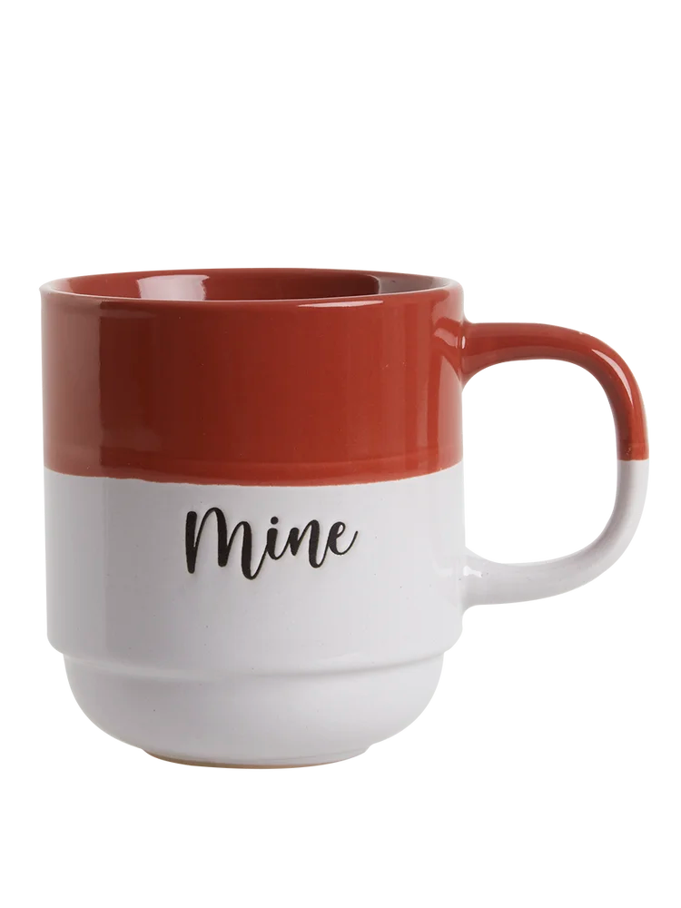 Two Toned Embossed Mug