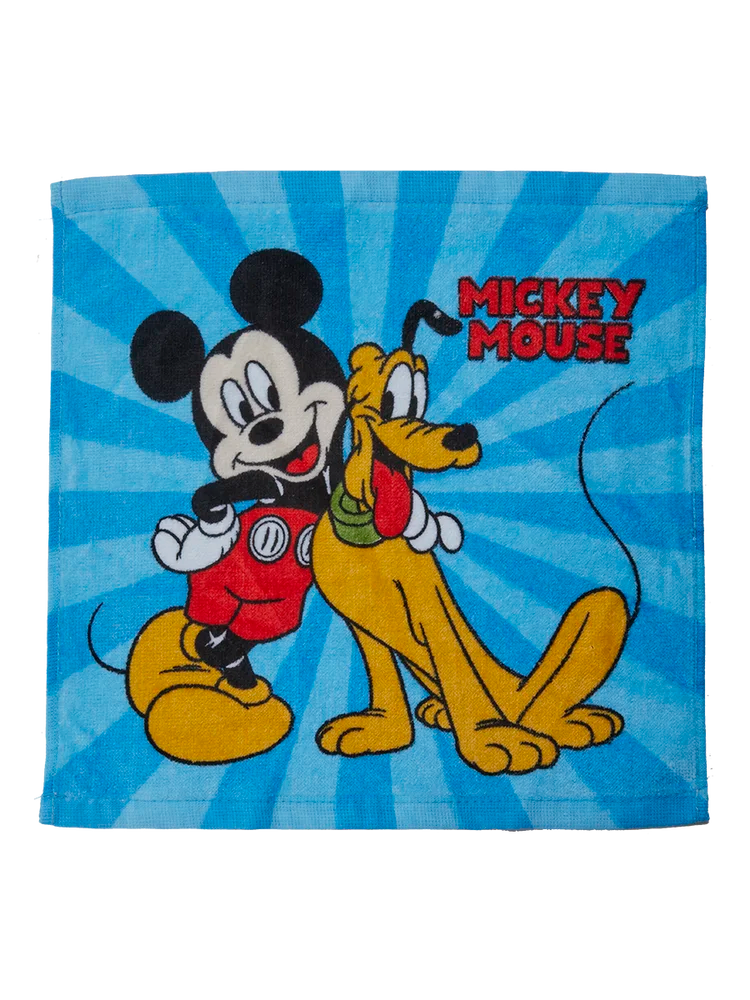 Blue Mickey Mouse Face Cloth